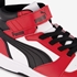 Puma Rebound V6 Mid jongens sneakers rood zwart 6