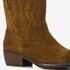 Harper suede dames western laarzen bruin 5