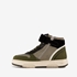 Braqeez hoge leren jongens sneakers groen 2