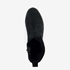 Hush Puppies suede dames enkellaarsjes zwart 5