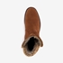 Hush Puppies gevoerde leren enkellaarsjes bruin 5