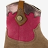 Groot suede meisjes western enkellaarsjes bruin 6