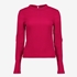 Dames crepe blouse roze