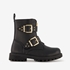 Blue Box meisjes biker boots zwart met studs 7