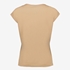 TwoDay dames T-shirt met glitters beige 2