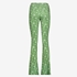 TwoDay dames flared broek bloemenprint groen 2