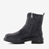 Blue Box dames biker boots met ritsen zwart 3