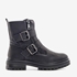 Blue Box dames biker boots met ritsen zwart 7