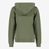 Unsigned jongens hoodie kaki groen 2