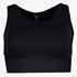 Seamless dames sport BH zwart