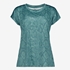 Dames sport T-shirt met print groen