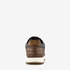 Blue Box heren sneakers blauw cognac 3