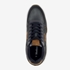 Blue Box heren sneakers blauw cognac 5