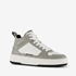 Hoge dames sneakers grijs wit