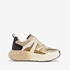 Blue Box dames dad sneakers beige goud 7