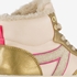 Blue Box gevoerde hoge meisjes sneakers goud 6