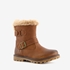 Gevoerde meisjes biker boots bruin