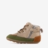 Groot suede jongens babyschoenen grijs groen 2