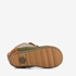 Groot suede jongens babyschoenen grijs groen 4