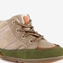 Groot suede jongens babyschoenen grijs groen 6