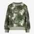 Unsigned jongens sweater met wolven groen 1