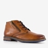 Leren heren veterschoenen cognac bruin