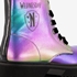 Wednesday metallic meisjes veterboots multicolor 6