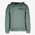 Osaga jongens hoodie met tekstopdruk groen