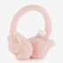 Fluffy roze meisjes oorwarmers kat