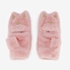 Fluffy roze meisjes handschoenen kat