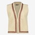 TwoDay dames teddy gilet met borduursels 1