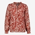 TwoDay dames blouse met print rood wit 1