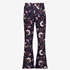 TwoDay meisjes flared broek met bloemenprint blauw 2