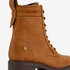 Blue Box dames veterboots cognac 6