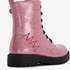 Blue Box meisjes veterboots met glitter roze 6