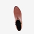 Hush Puppies leren dames enkellaarsjes cognac 5