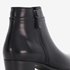 Hush Puppies leren dames enkellaarsjes met hak 6