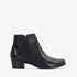 Hush Puppies leren dames enkellaarsjes met hak 7