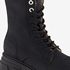 Hush Puppies gevoerde dames veterboots zwart 6