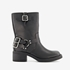 Blue Box dames biker boots zwart 7