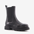 Leren dames Chelsea boots zwart