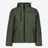 Padded heren softshell jas groen