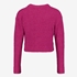 MyWay korte fluffy meisjes trui roze 2