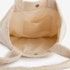 Dames teddy schoudertas beige 3