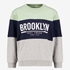 Regular fit jongens sweater grijs blauw