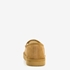 Hush Puppies suede pantoffels met lamsvacht cognac 4