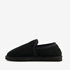 Hush Puppies suede pantoffels met lamsvacht zwart 3