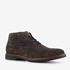 Bugatti hoge bruine suede heren veterschoenen 1