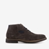 Bugatti hoge bruine suede heren veterschoenen 7