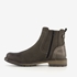 Blue Box leren heren chelsea boots grijs 2